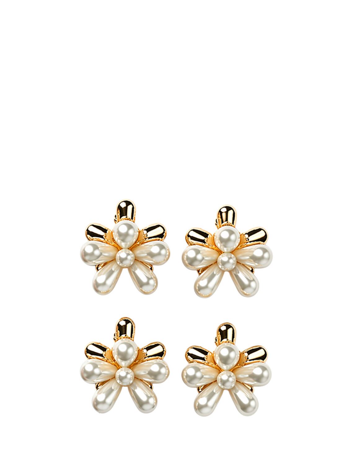Invisibobble IB Clipstar S Pearly Flower İnci Çiçek Detaylı Kadın Saç Aksesuarı