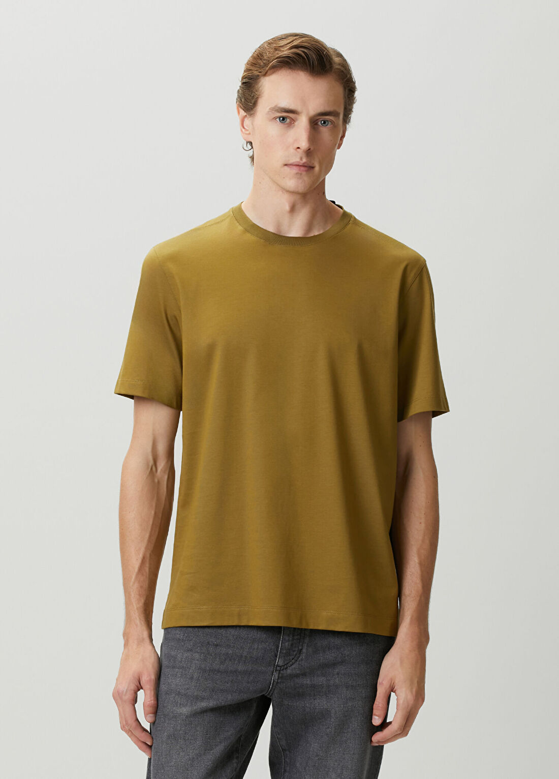 Zegna Yeşil Basic T-shirt