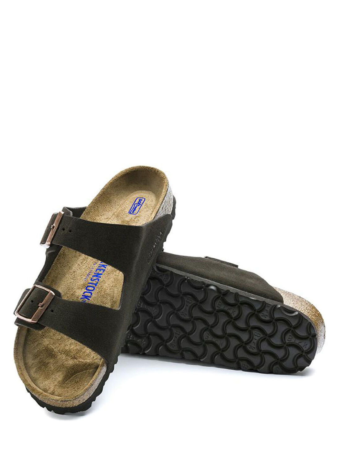 Birkenstock Arizona Koyu Kahverengi Erkek Süet Terlik görsel 2