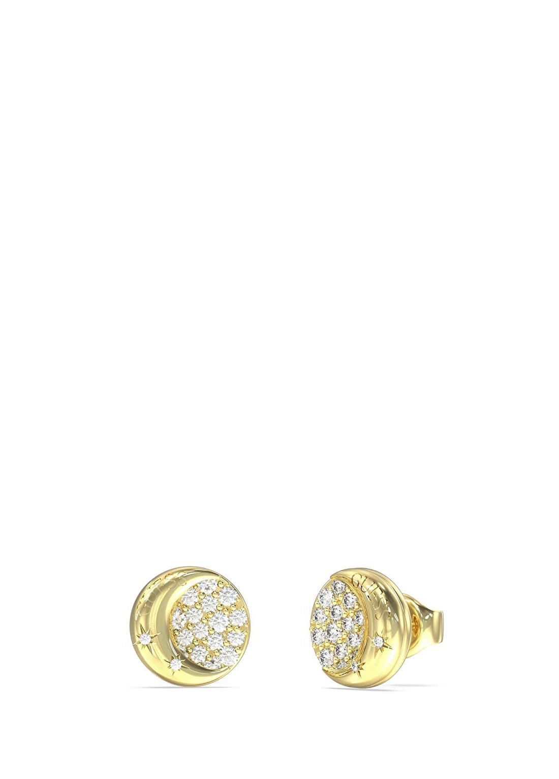 Guess JGUJUBE06240JWYGTU Taşlı Altın Rengi Çelik Kadın Küpe