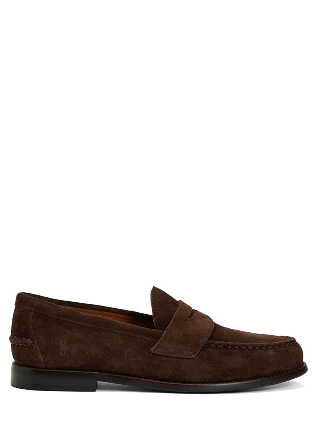 Polo Ralph Lauren Koyu Kahverengi Erkek Süet Loafer