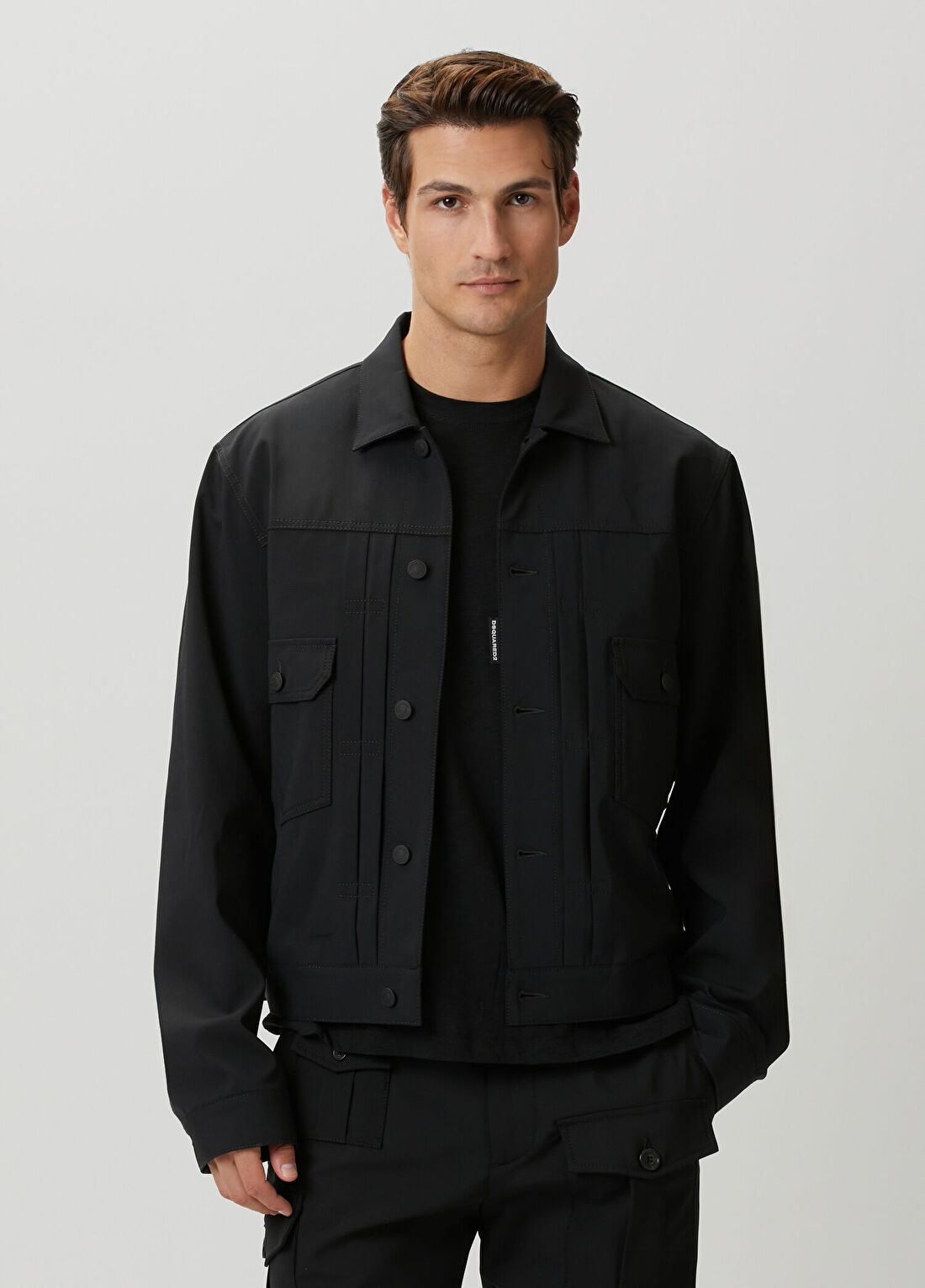 Dsquared2 Tailored Rebel Siyah Yün Ceket