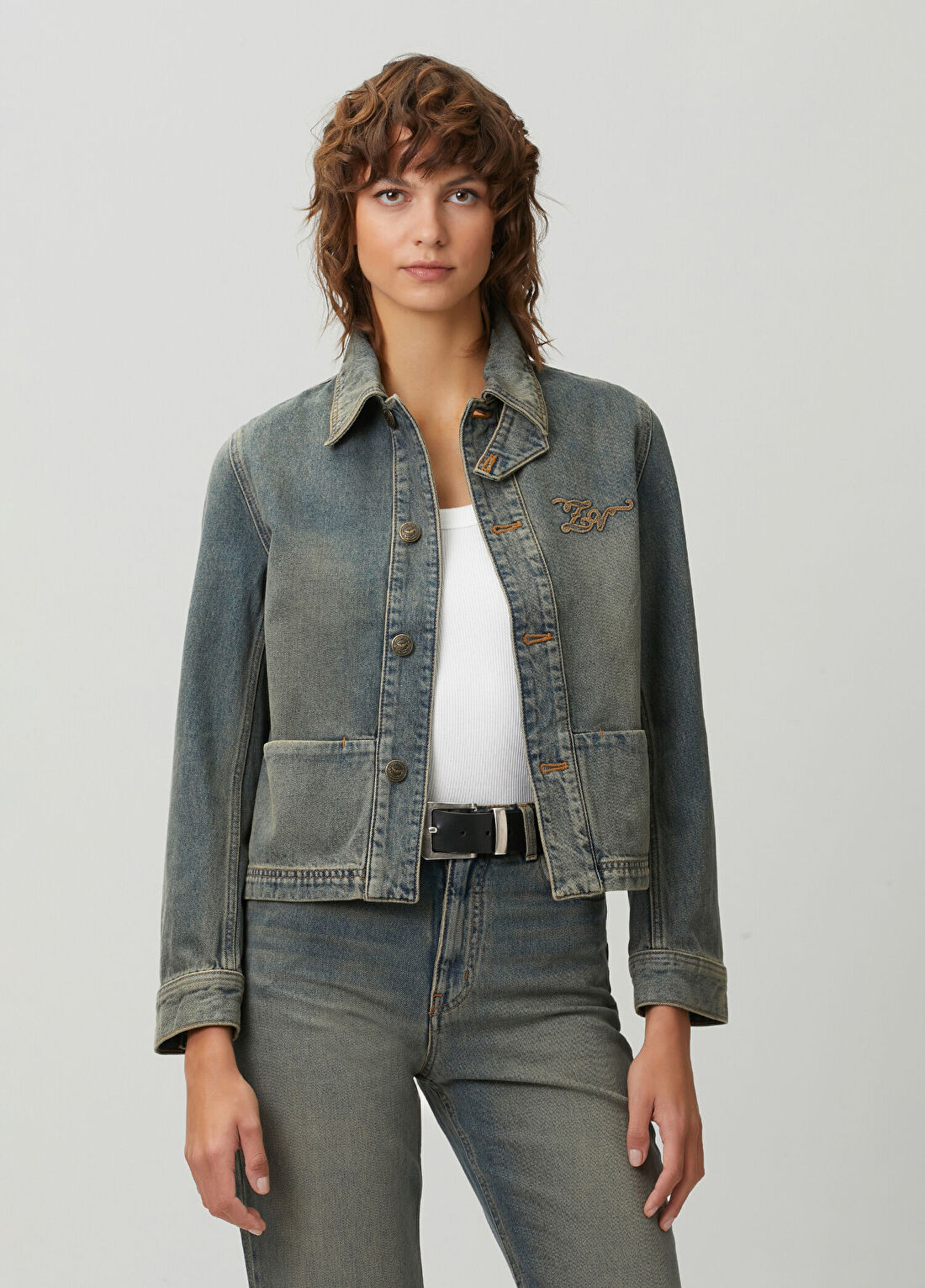 Zadig&Voltaire Lessa Mavi Denim Ceket