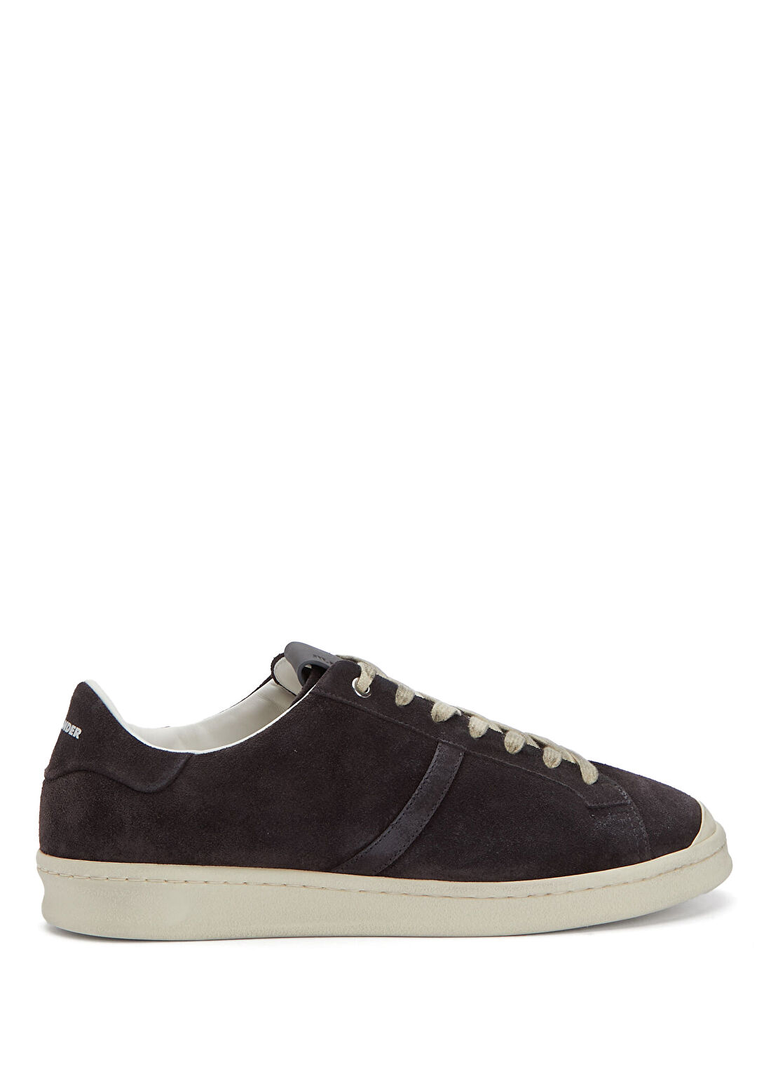 Jil Sander Antrasit Erkek Deri Sneaker