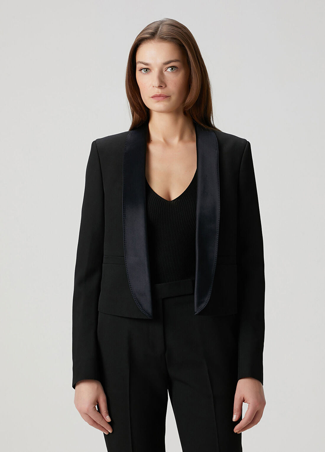 Tom Ford Siyah Lacivert Yün Ceket