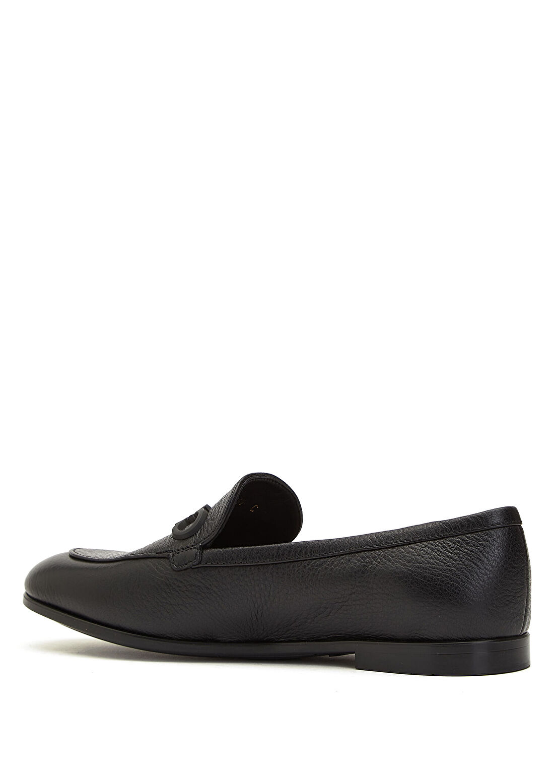 Ferragamo Siyah Kadın Deri Loafer görsel 3