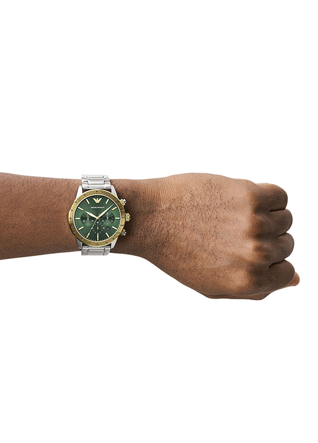 Emporio Armani AR11454 Metalik Gri Erkek Kol Saati görsel 4