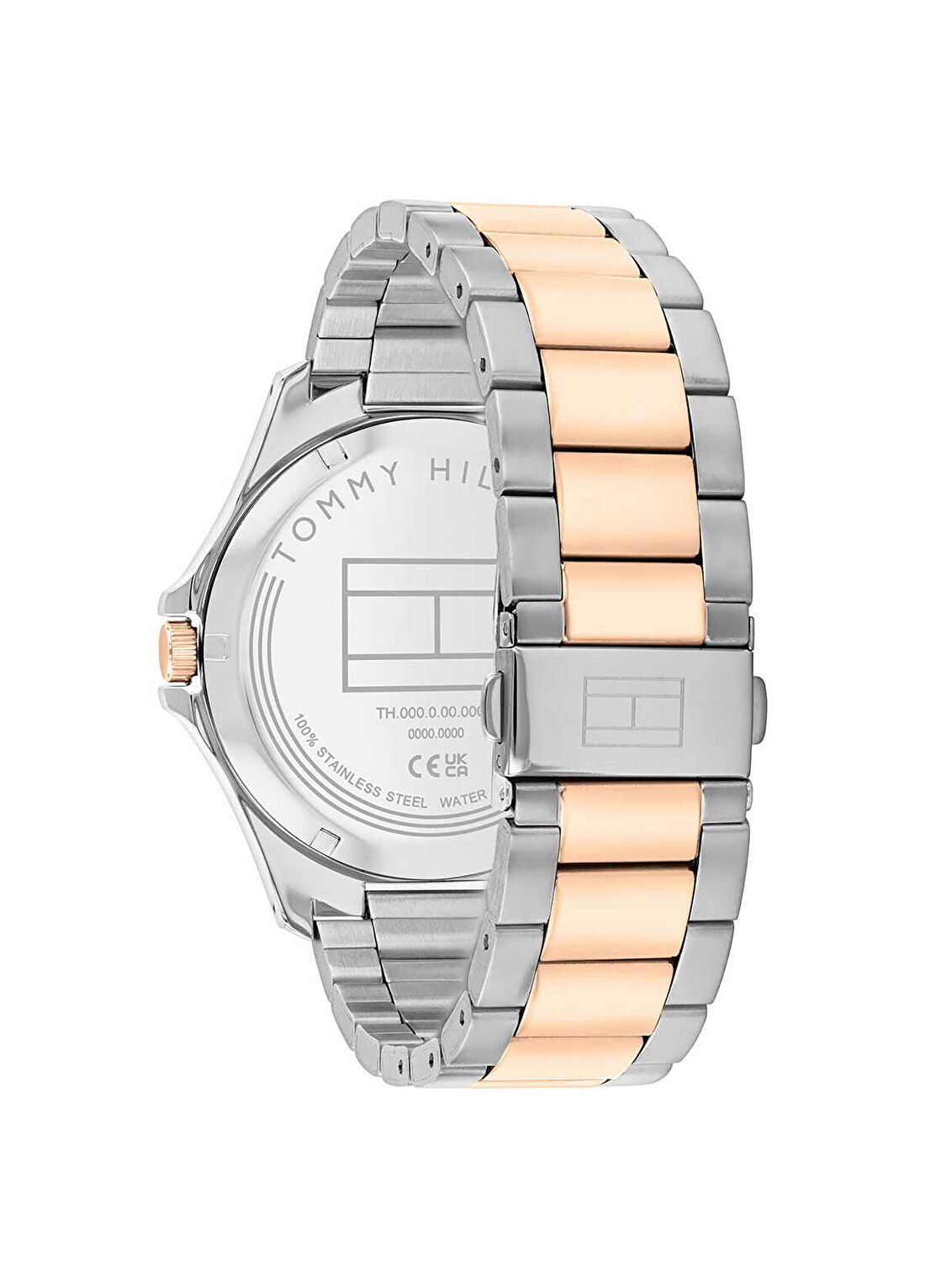Tommy Hilfiger TH1792191 Metalik Gri Rose Gold Çelik Erkek Kol Saati görsel 3