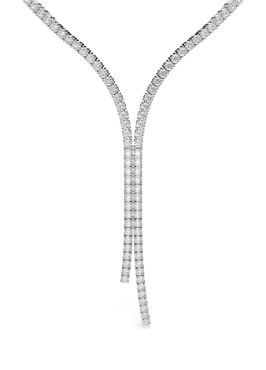 Swarovski Matrix Tn Long White Rhs Kadın Kolye 5707988