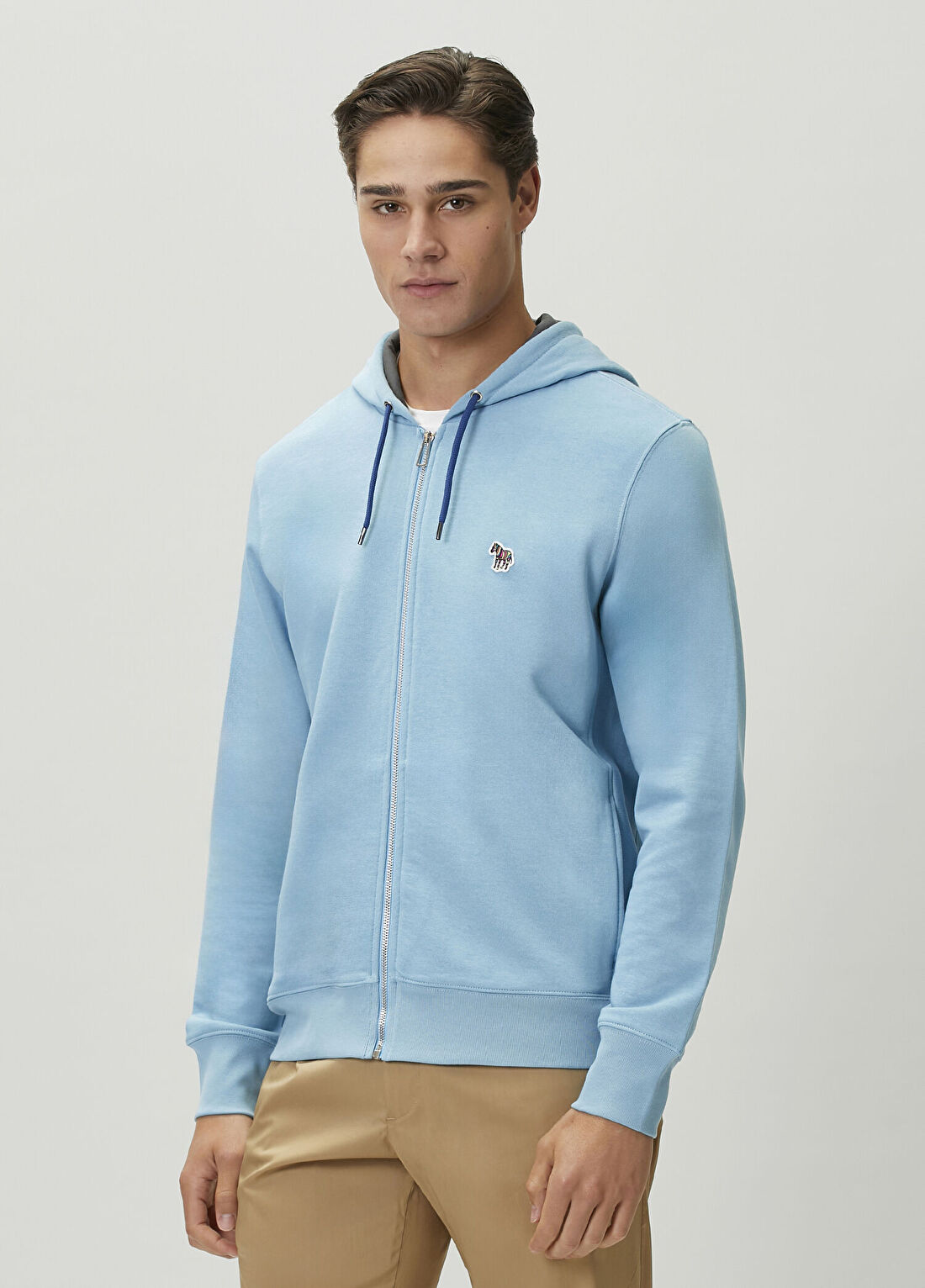 PS Paul Smith Mavi Kapüşonlu Sweatshirt görsel 3