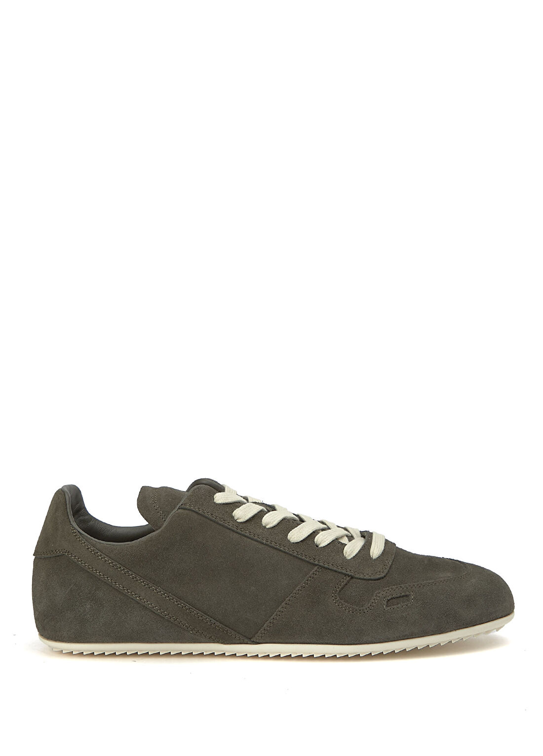 Rick Owens Minimal Haki Erkek Süet Sneaker