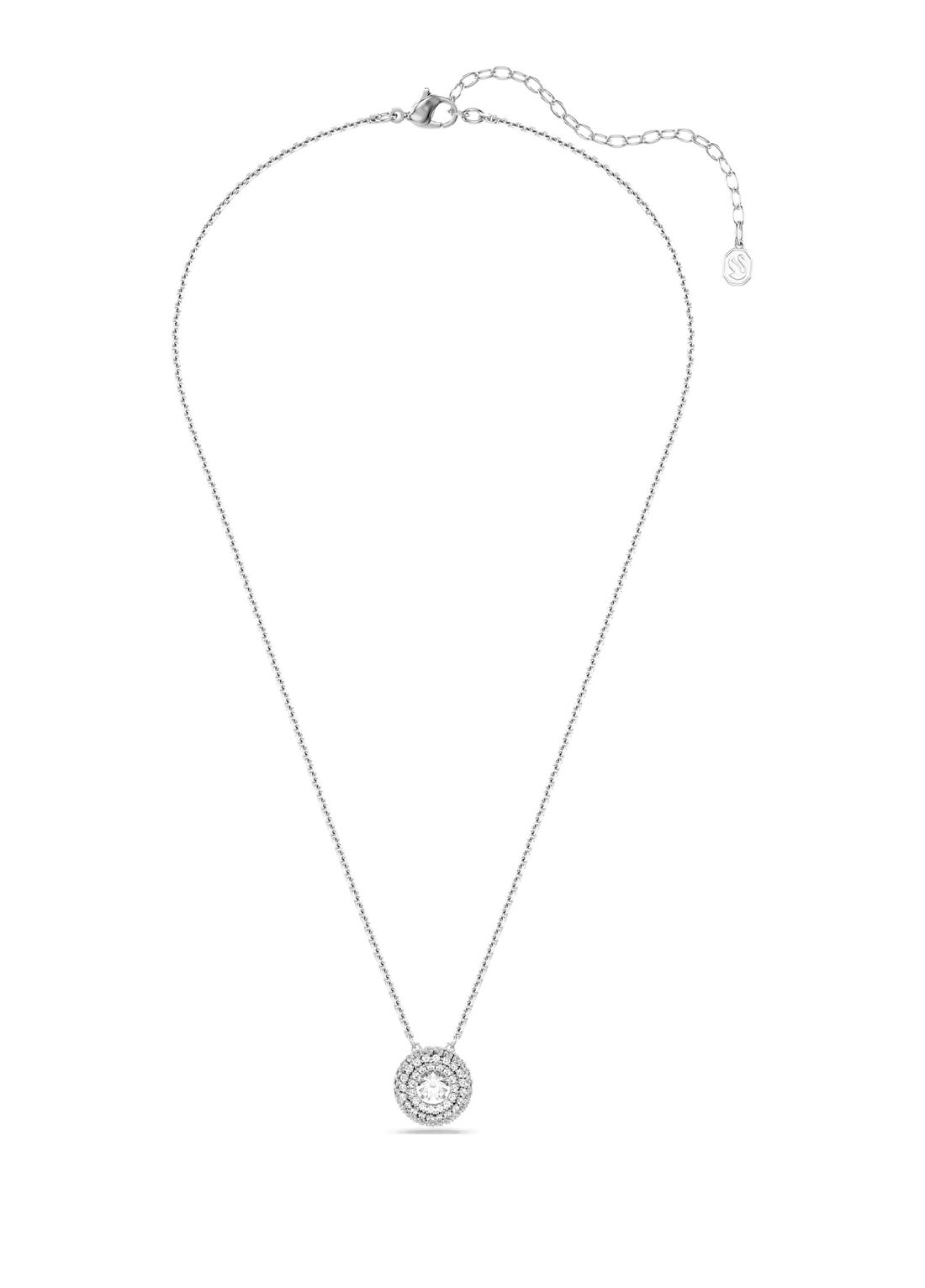 Swarovski 5738246 Sublıma Pend Sp Dc Whı Rhs Metalik Kadın Kolye