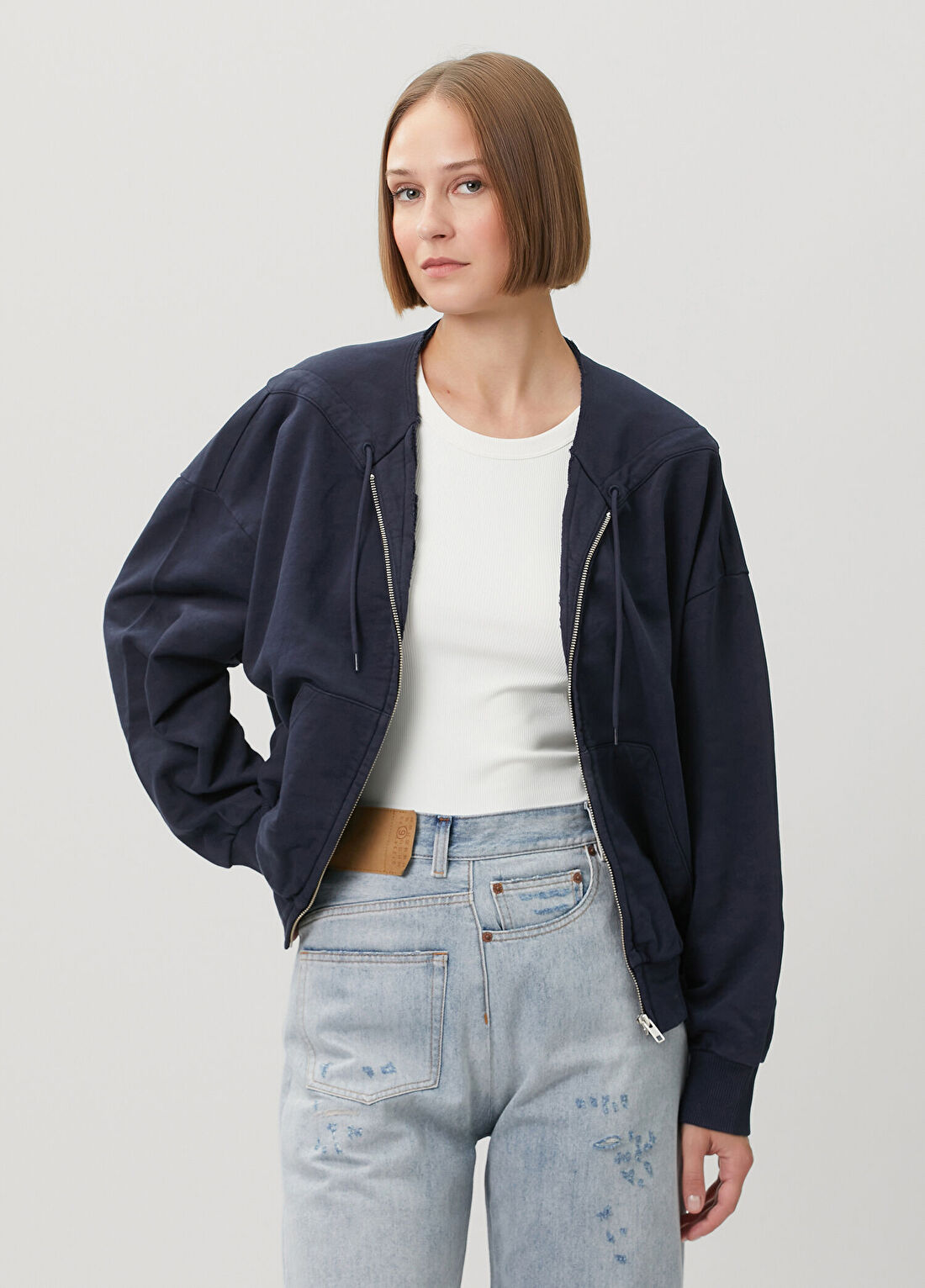 MM6 Maison Margiela Lacivert Ceket