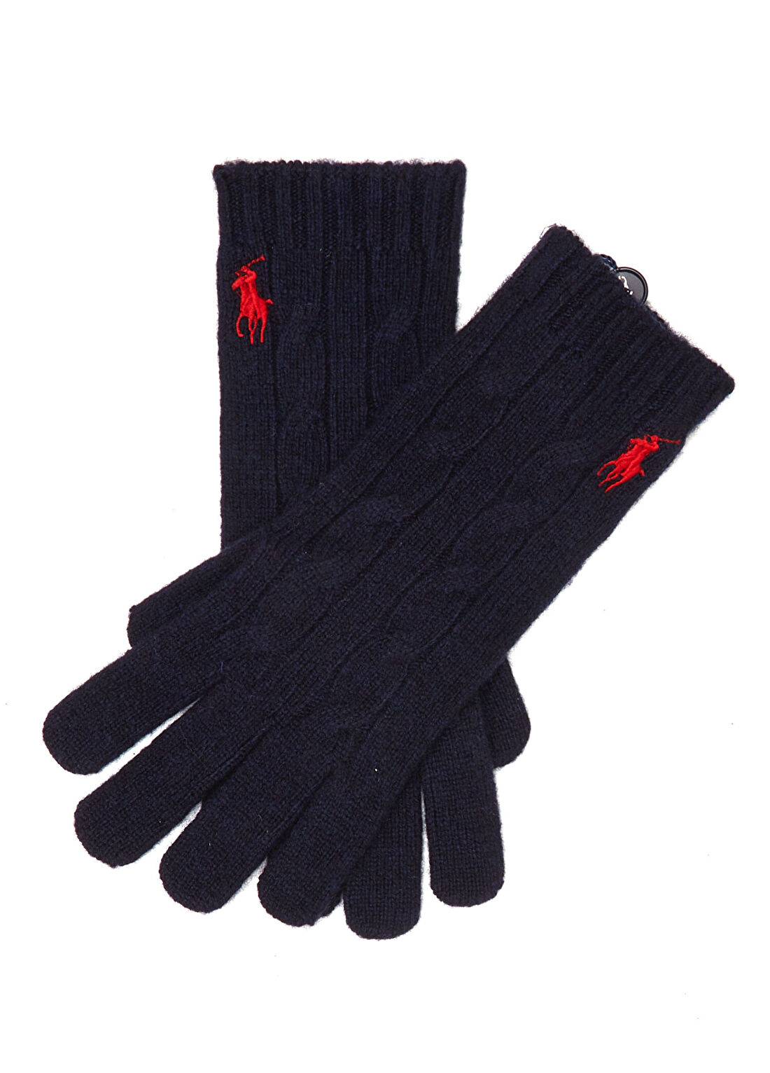 Polo Ralph Lauren Lacivert Kadın Yün Eldiven görsel 2