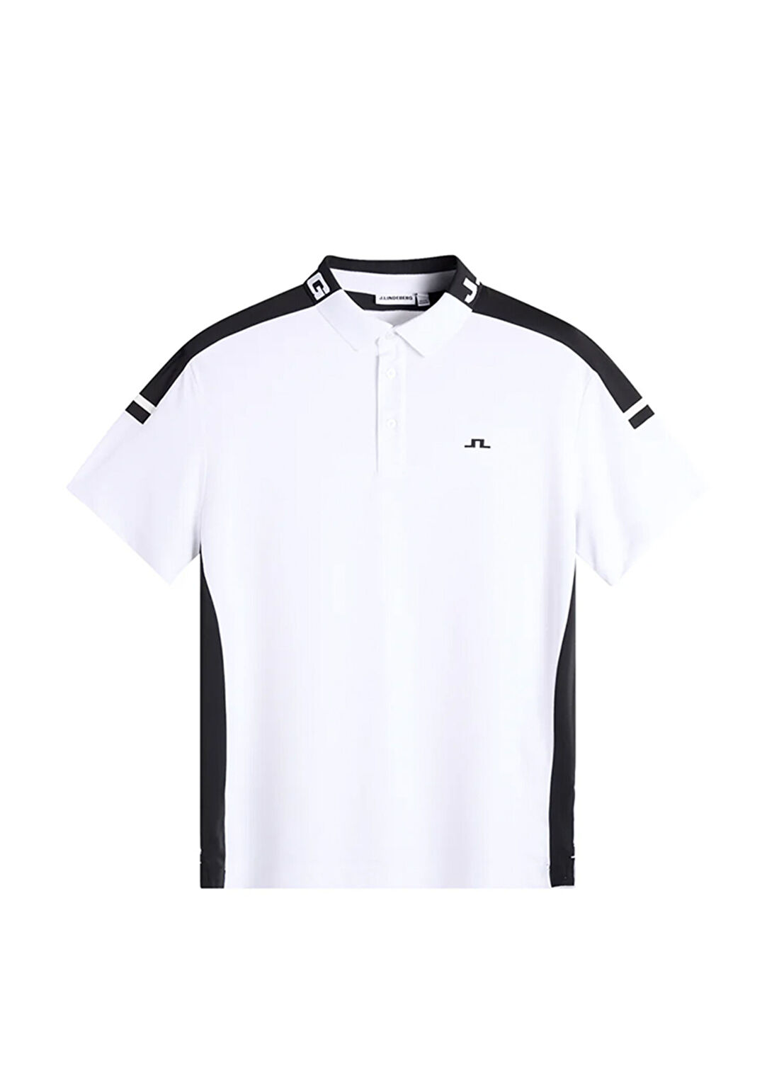 J.Lindeberg Bo Beyaz Polo Yaka Kısa Kollu Erkek T-Shirt