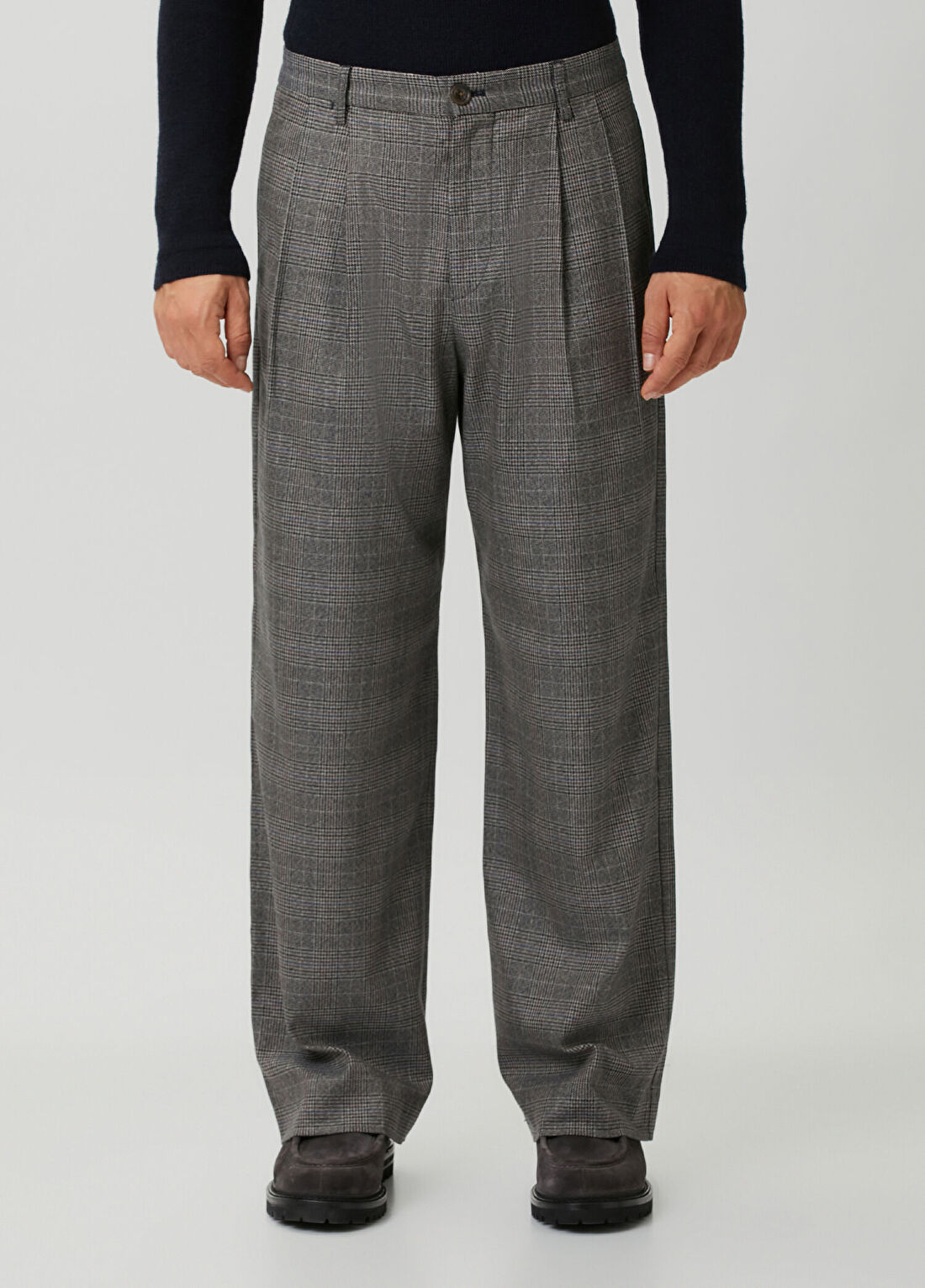 PS Paul Smith Gri Pileli Pantolon görsel 3
