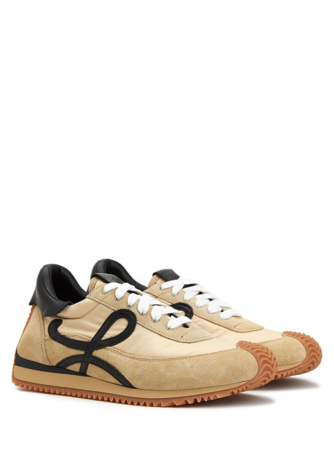 Loewe Flow Runner Gold Kadın Deri Sneaker görsel 2
