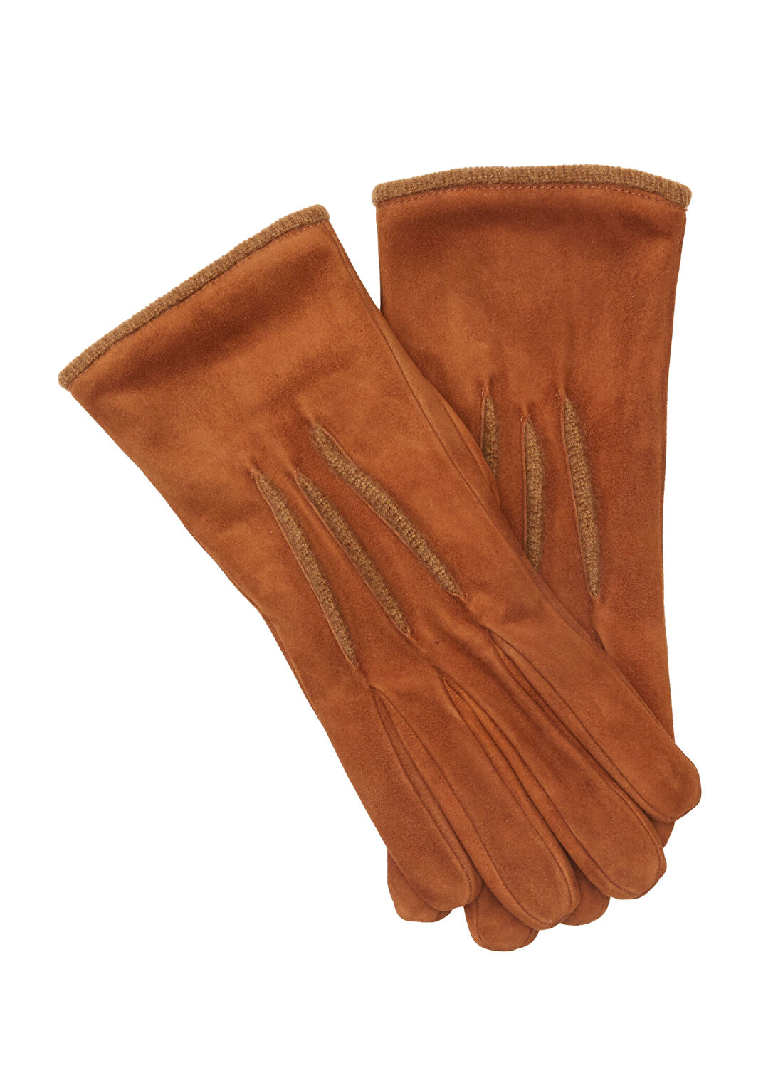 Mazzoleni Gloves Açık Kahverengi Erkek Süet Eldiven görsel 2