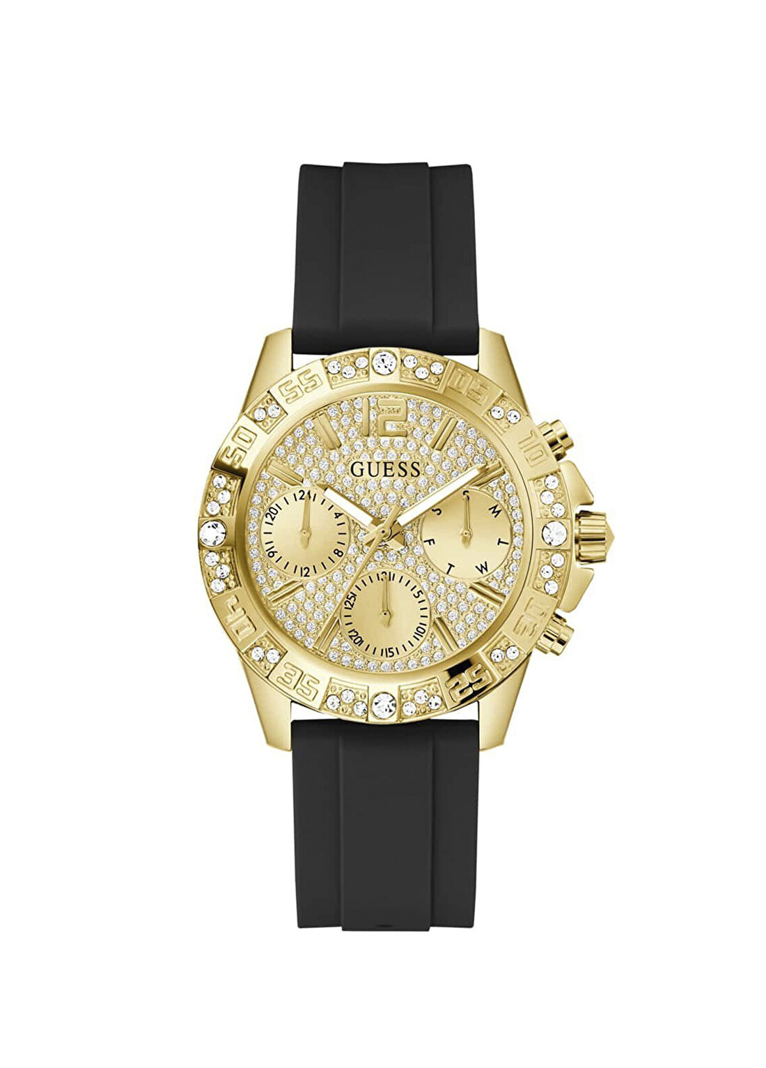 Guess GUGW0772L5 Siyah Silikon Kadın Kol Saati