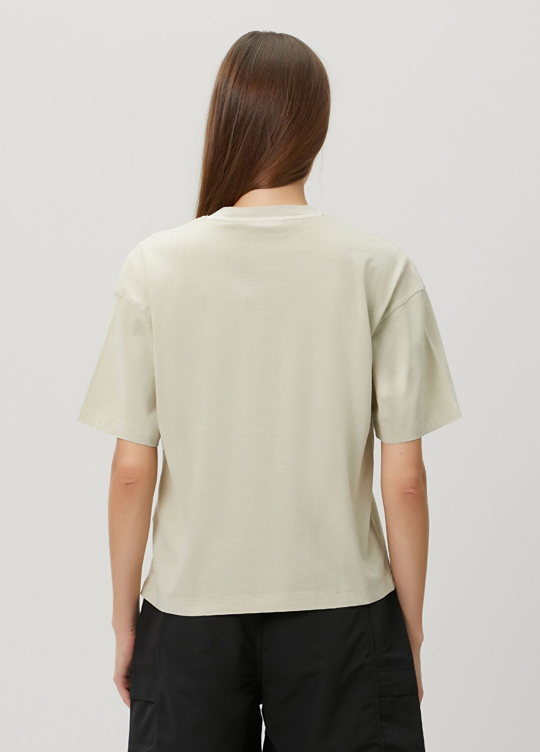 Carhartt WIP Nelson Bej T-shirt görsel 4