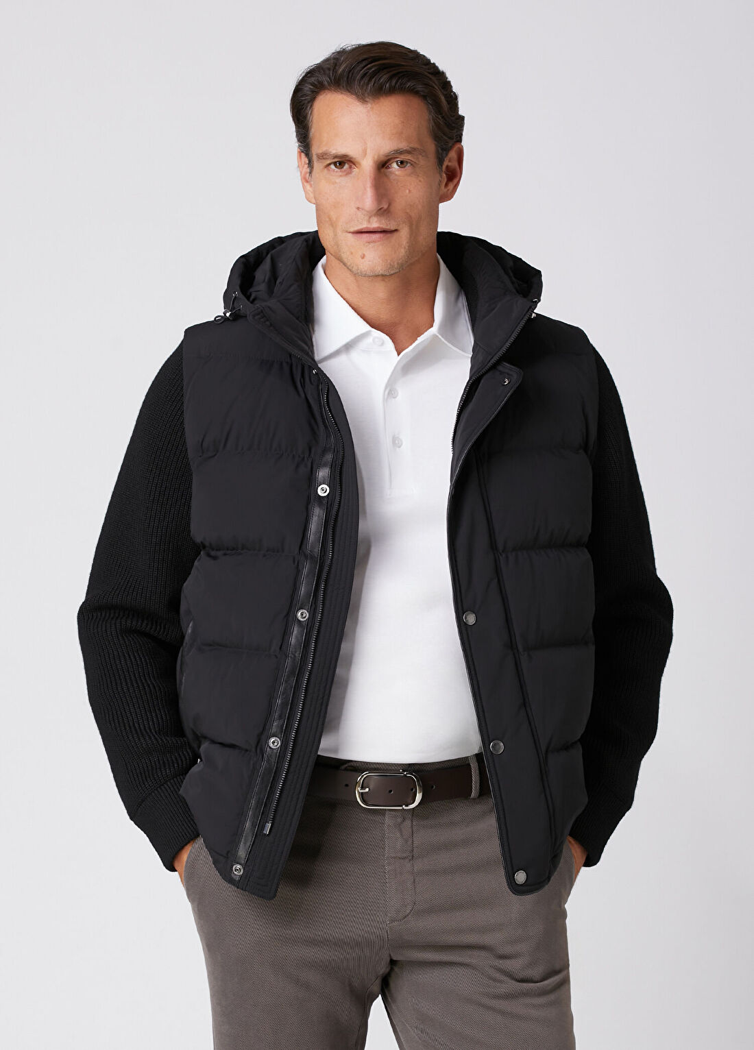 Beymen Collection Siyah Kapitoneli Mont