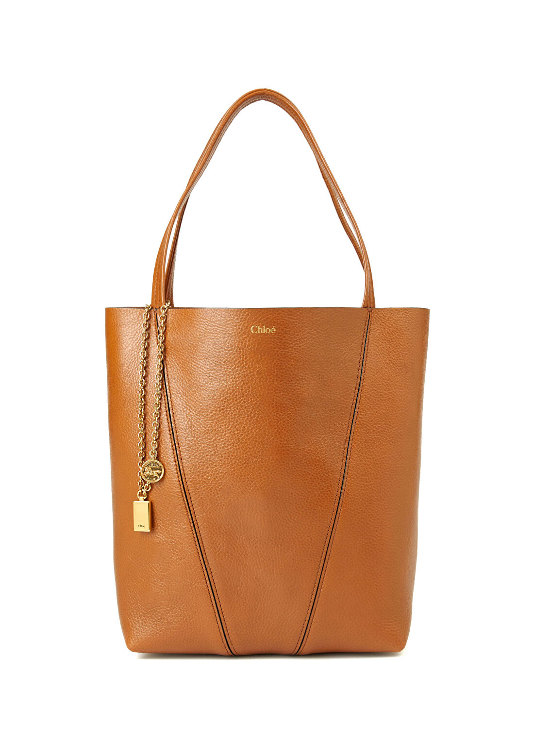 Chloe Spin Tote Taba Kadın Deri Çanta