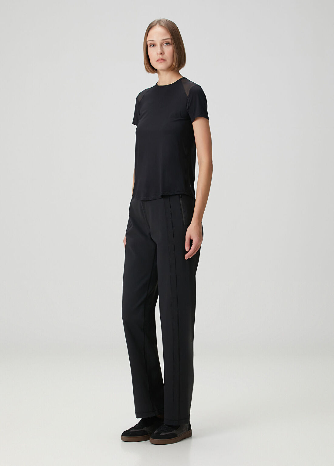lululemon Sculpt Siyah T-shirt görsel 2