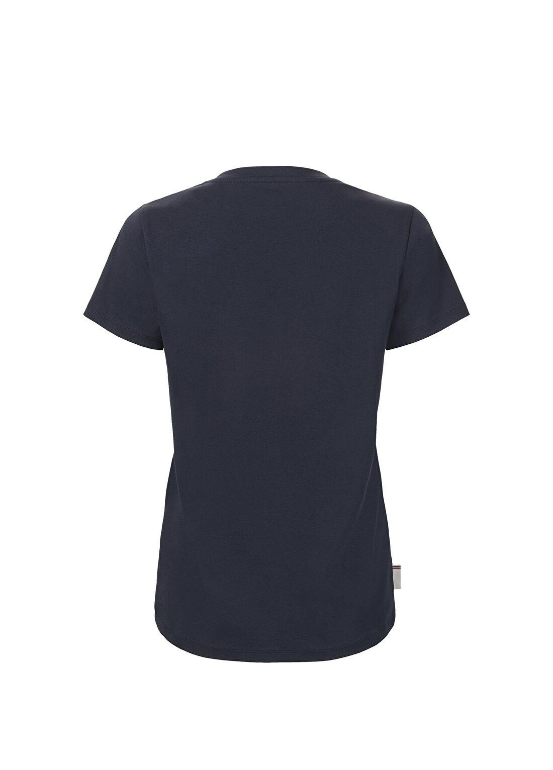 Musto W Orıgınal V Neck Ss Navy V Yaka Kısa Kollu Kadın T-Shirt görsel 2
