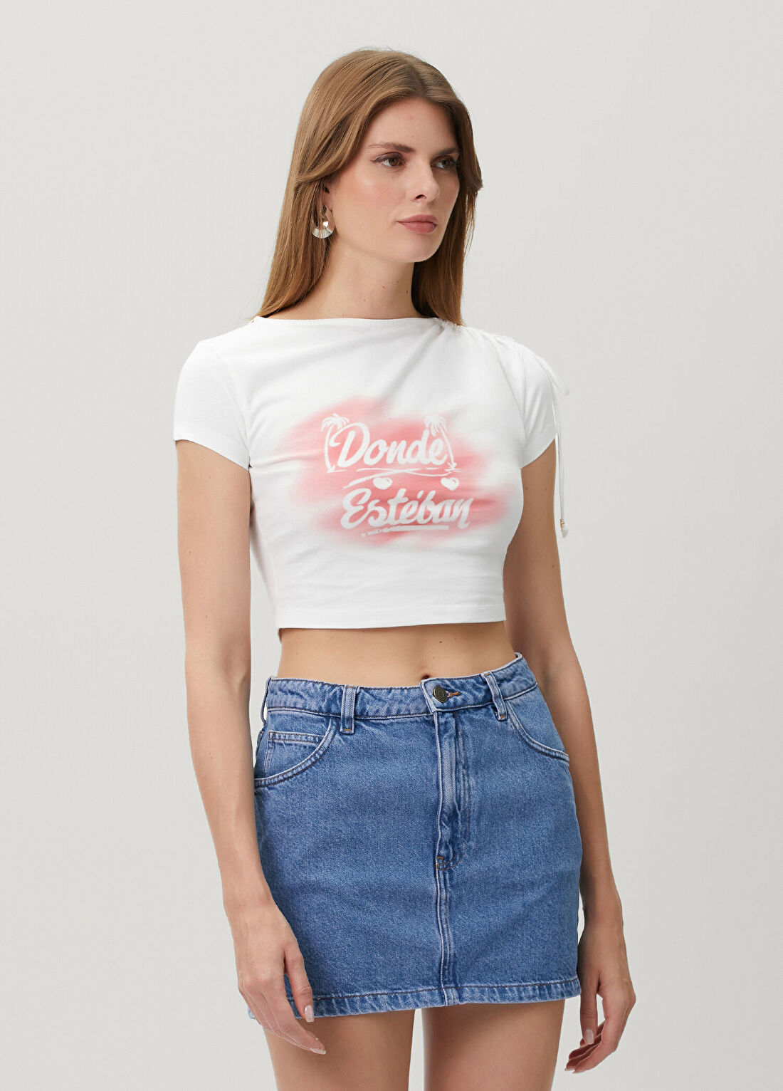 Donde Esteban Bazurto Beyaz T-shirt görsel 3