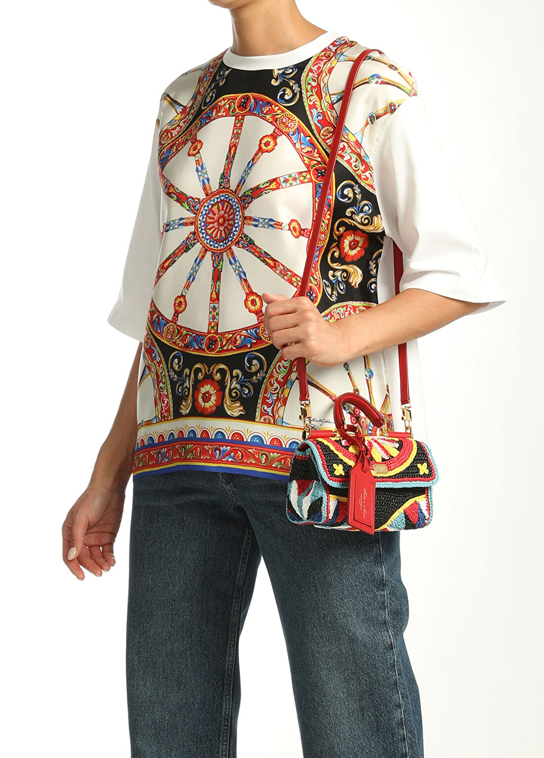 Dolce&Gabbana My Sicily Desenli Kadın Çanta görsel 2
