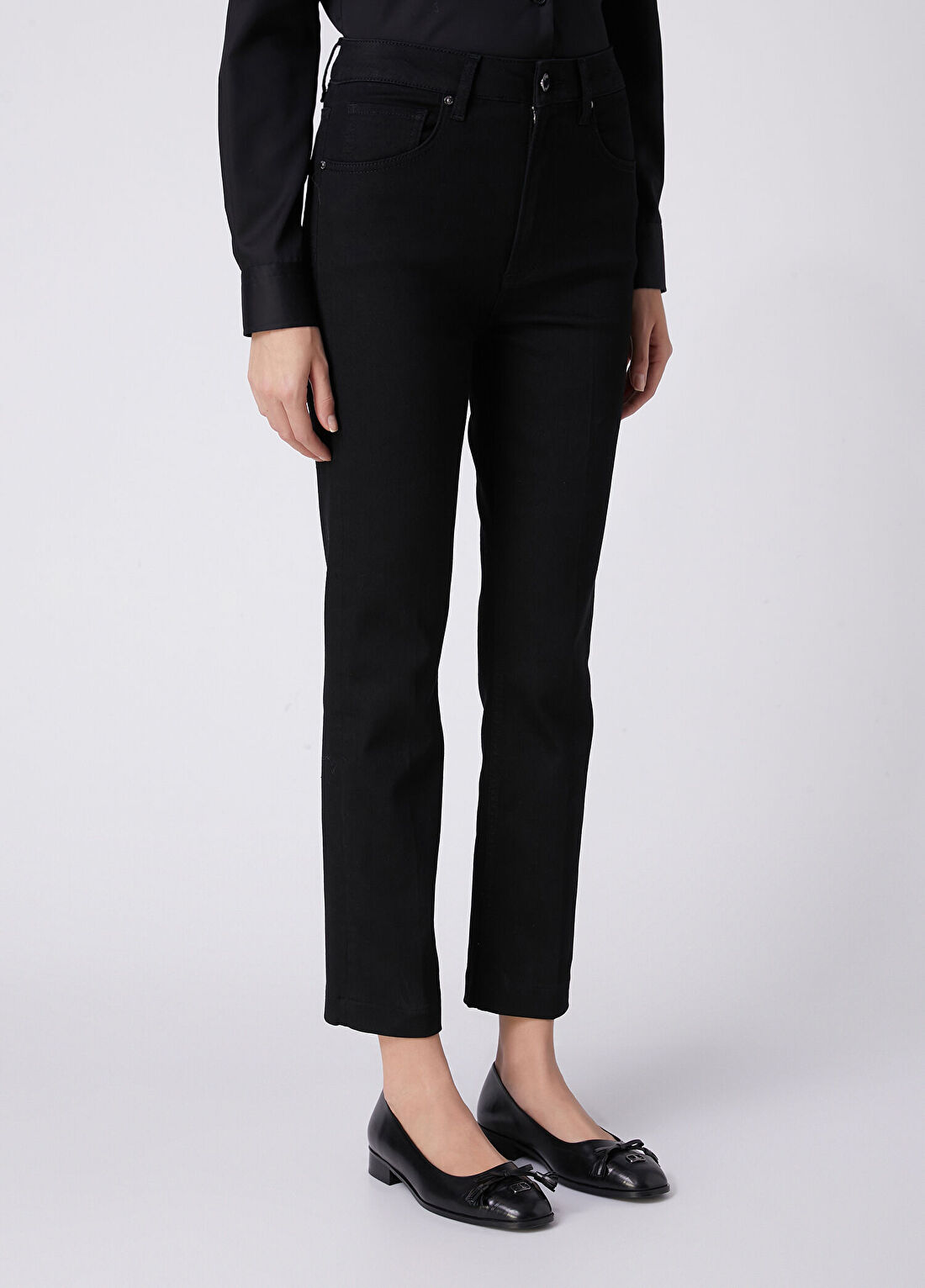 Beymen Club Siyah Straight Leg Jean Pantolon görsel 3