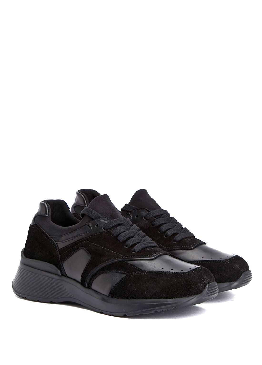 Network Siyah Süet Garnili Erkek Sneaker görsel 2