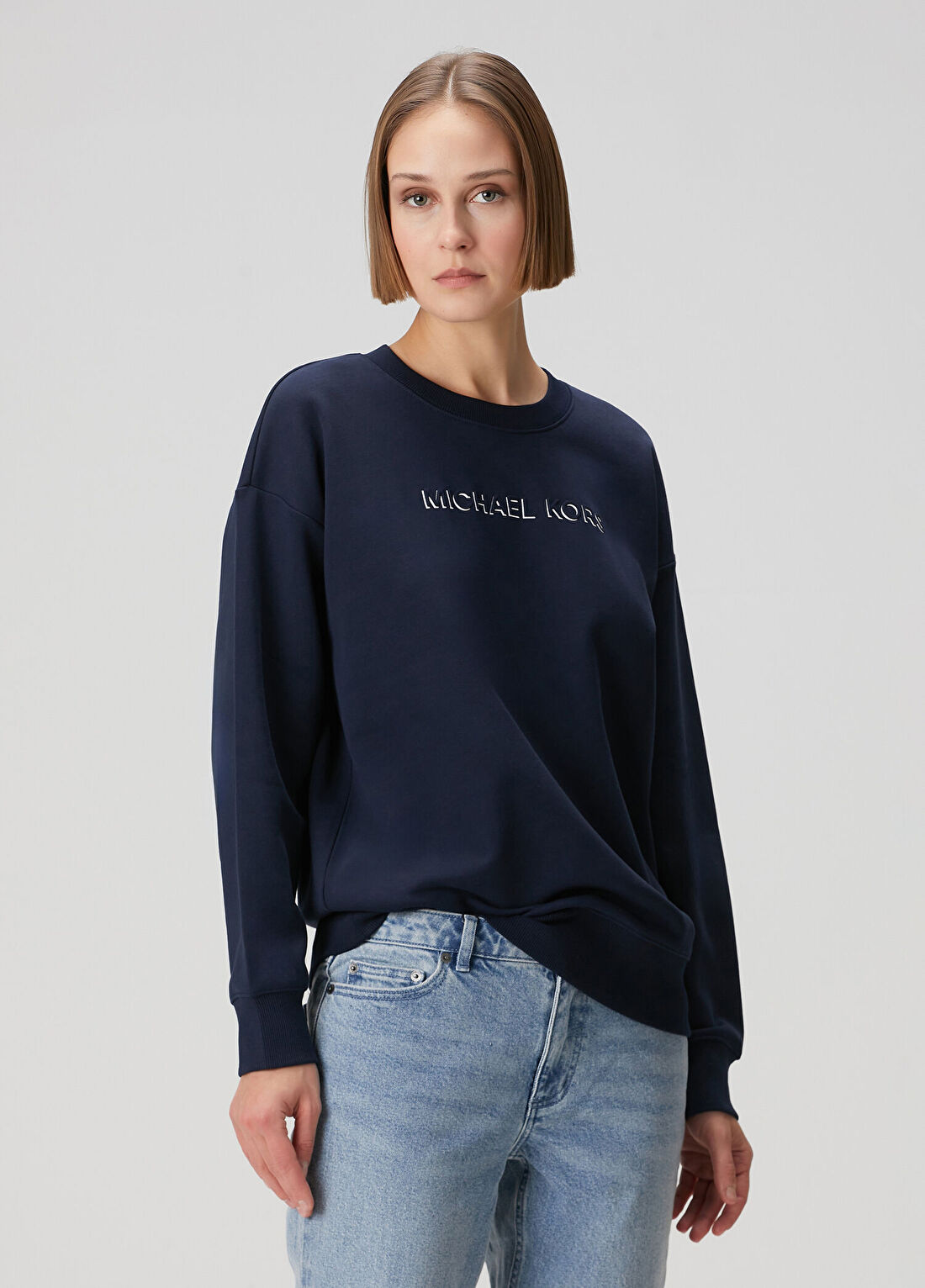 Michael Michael Kors Lacivert Logolu Sweatshirt