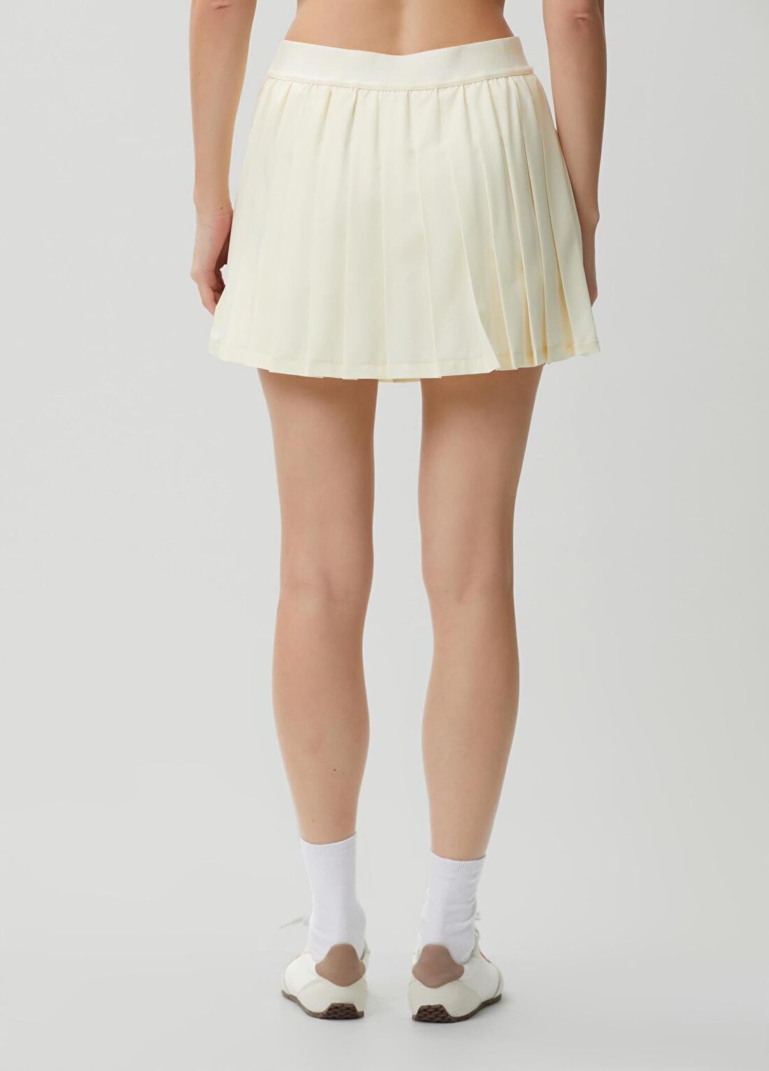 Guess Selene Sarı Pileli Mini Etek görsel 4