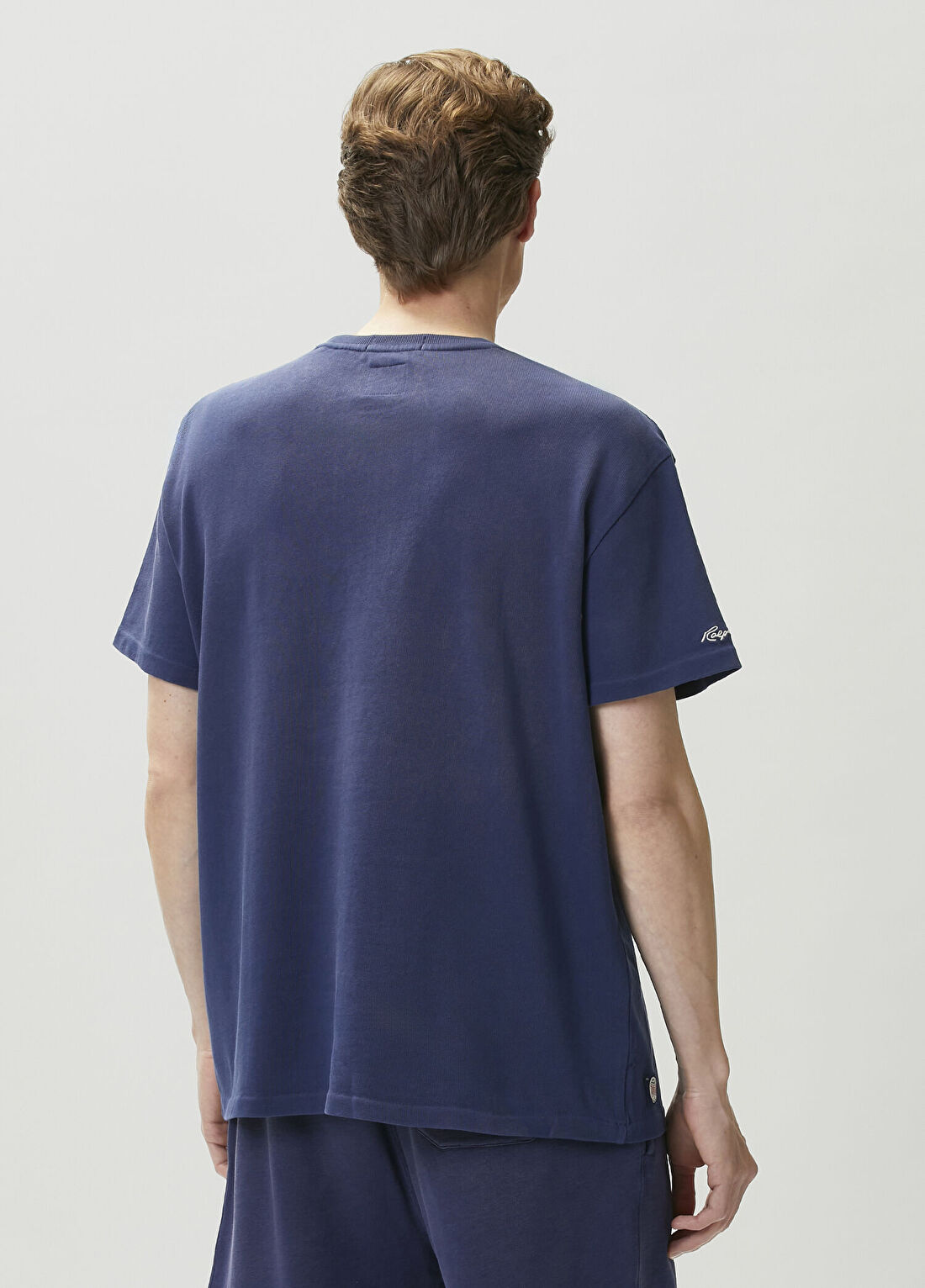 Polo Ralph Lauren Mavi Logo Detaylı T-shirt görsel 4