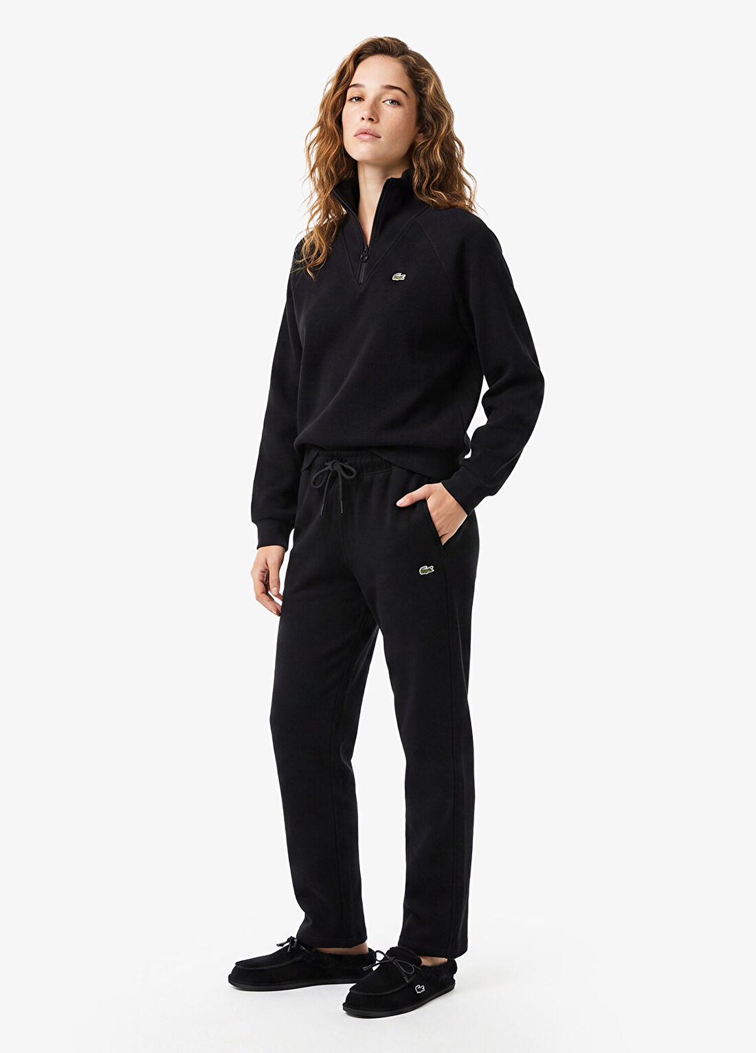 Lacoste Siyah Regular Fit Kadın Eşofman Altı görsel 2