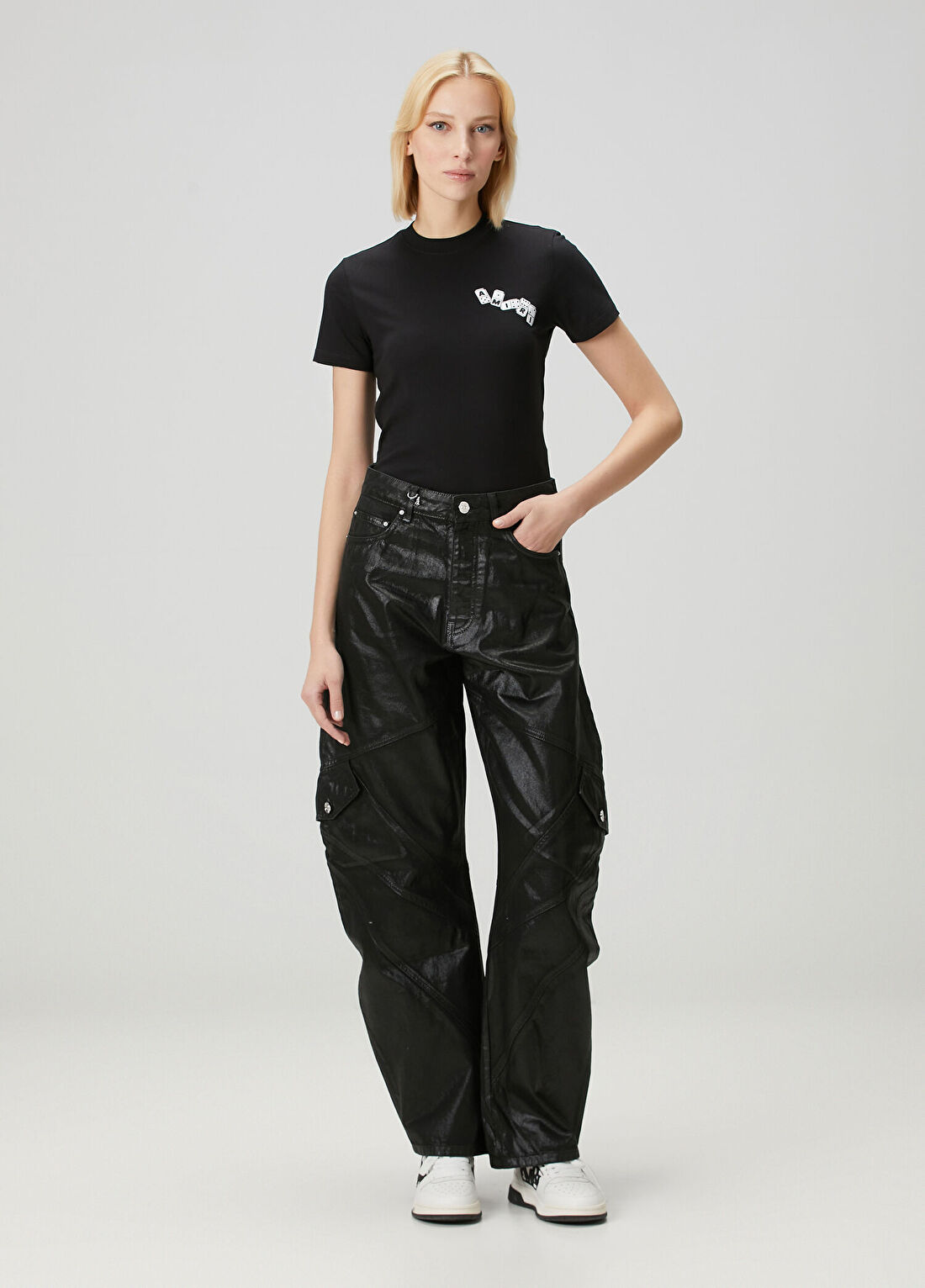 Amiri Siyah Jean Pantolon