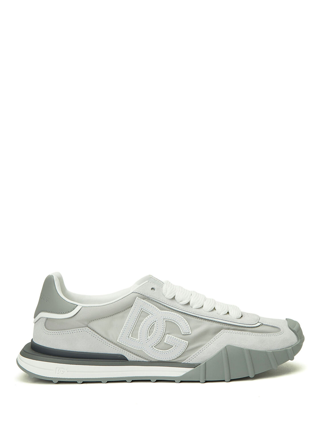 Dolce&Gabbana Gri Erkek Deri Sneaker