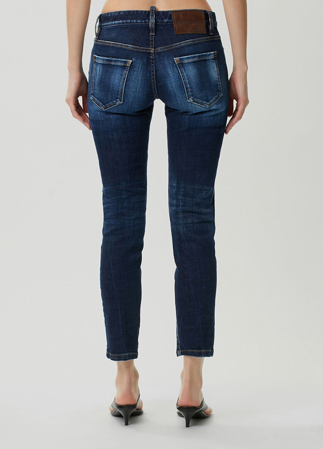 Dsquared2 Skinny Mavi Jean Pantolon görsel 4