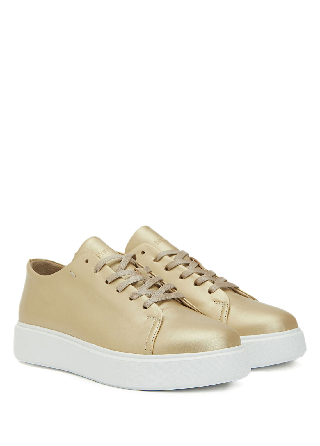 Network Gold Kadın Deri Sneaker görsel 2