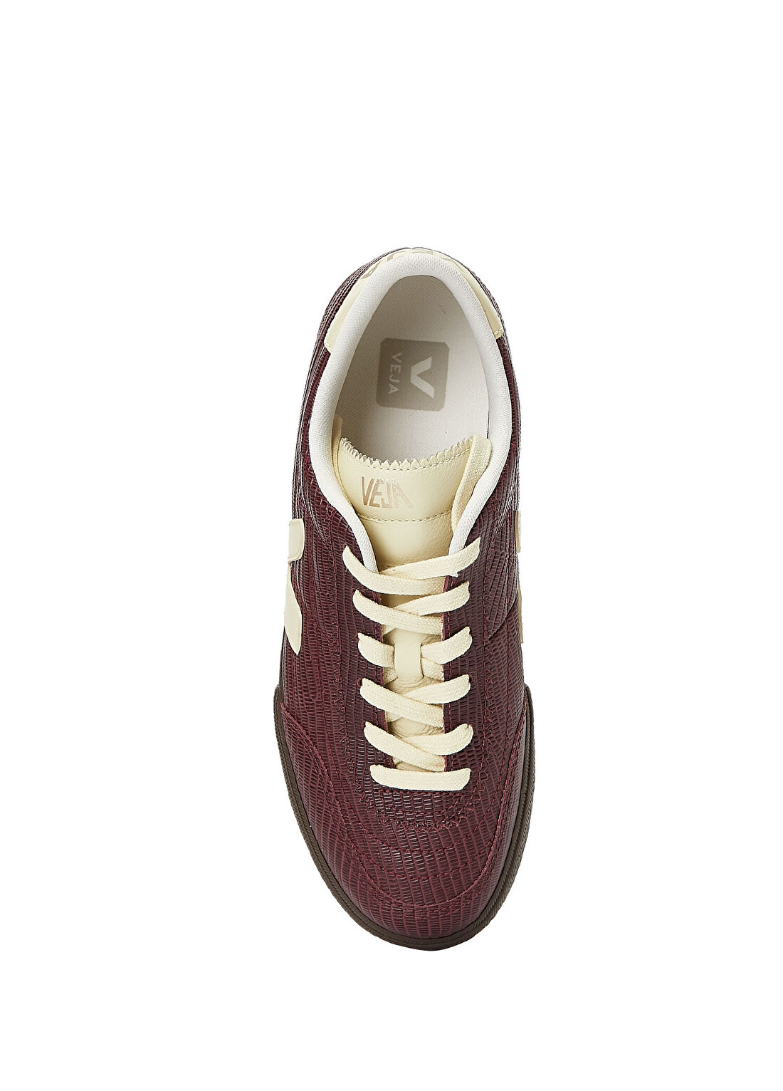 Veja Panenka Bordo Kadın Deri Sneaker görsel 4