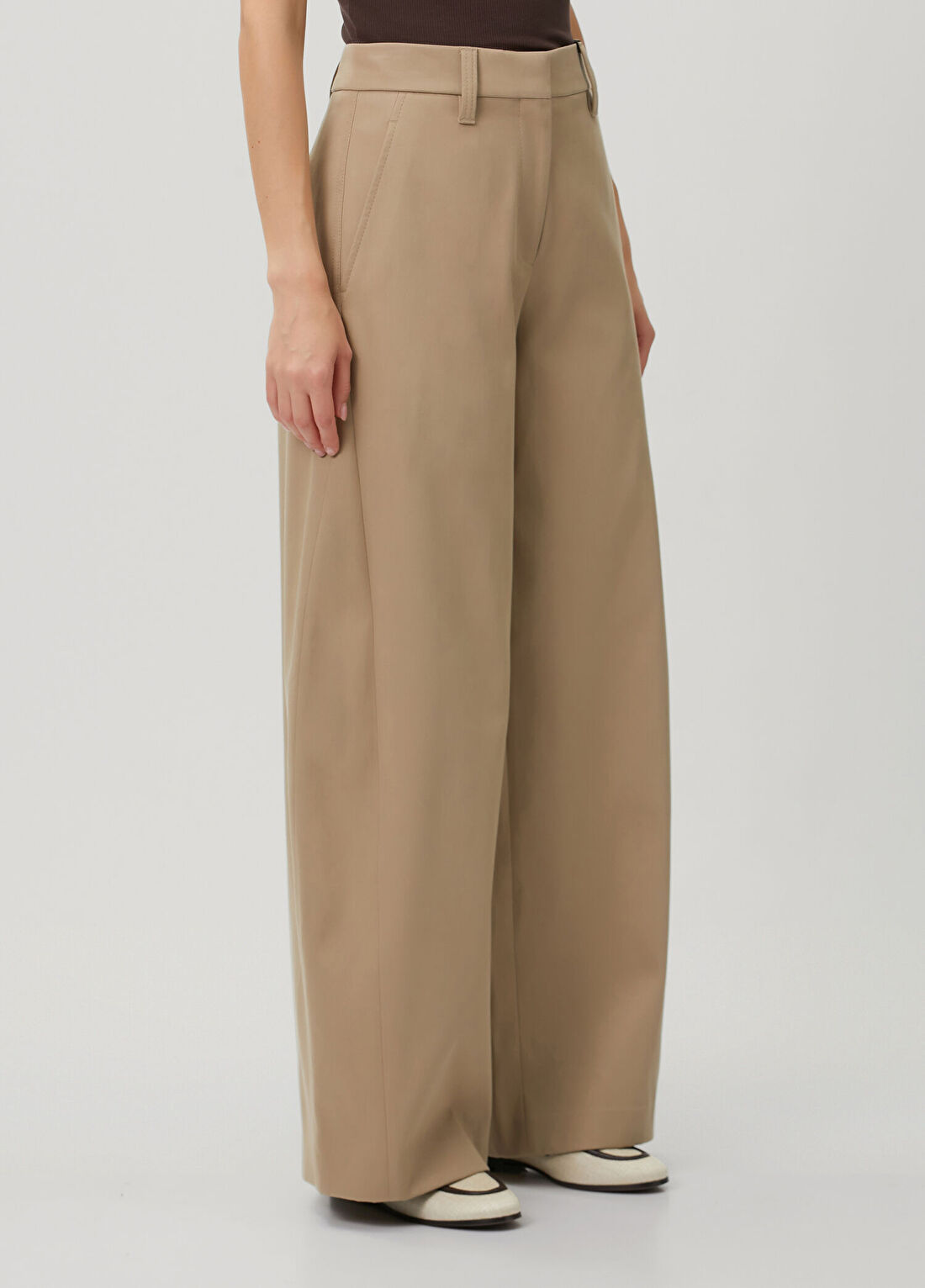 Brunello Cucinelli Koyu Bej Pantolon görsel 3