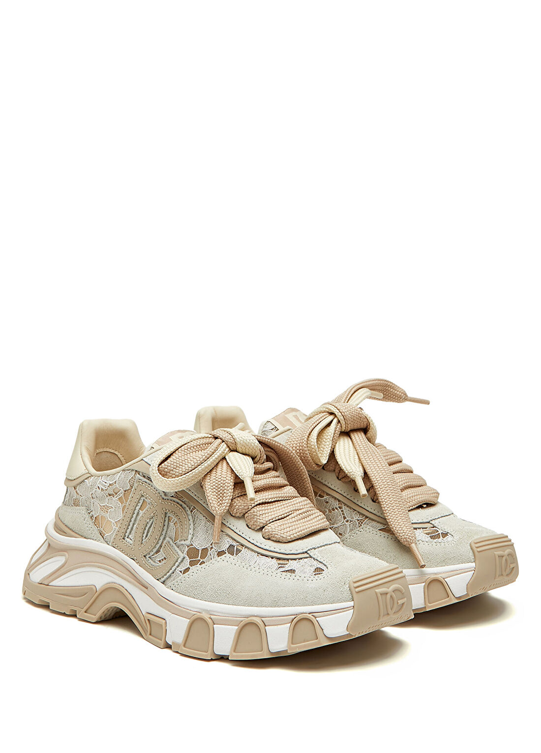 Dolce&Gabbana DG Country Road Kahve Beyaz Kadın Sneaker görsel 2