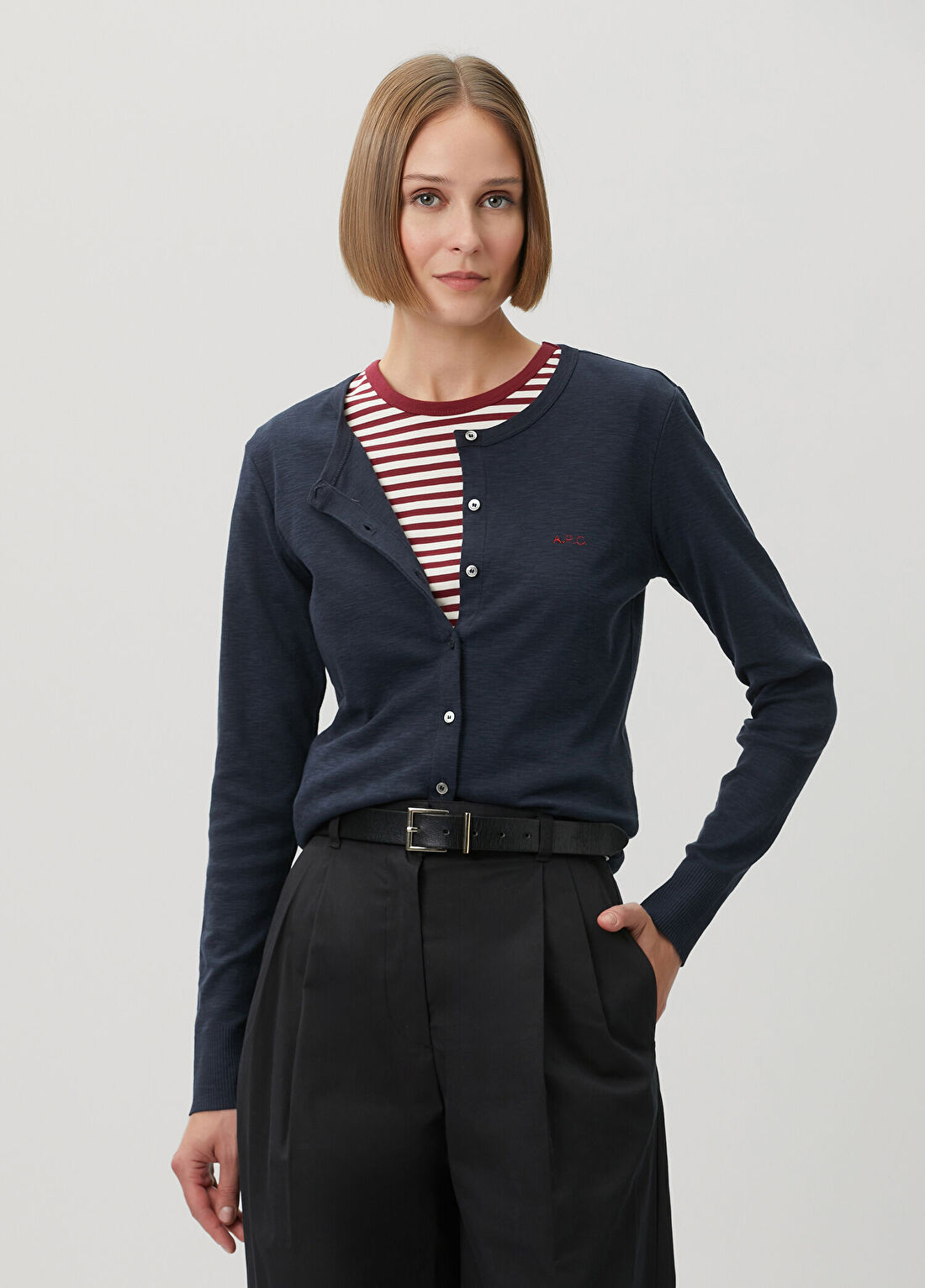 A.P.C. Koyu Lacivert Hırka