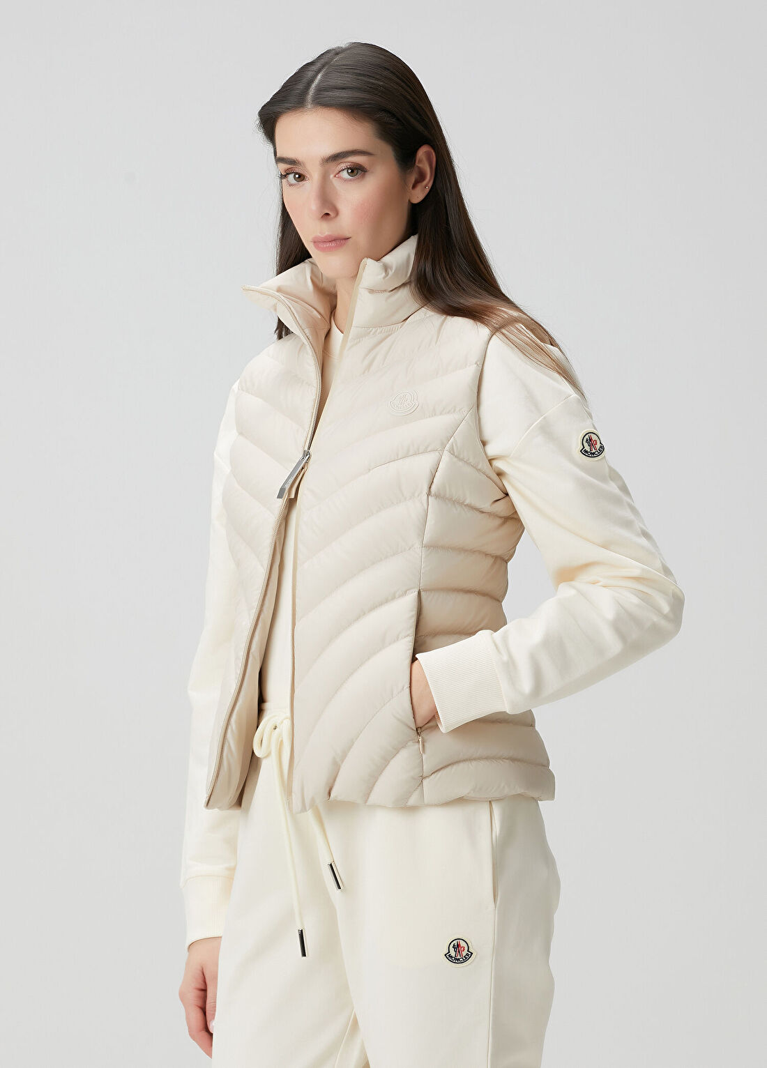 Moncler Granes Bej Puffer Yelek
