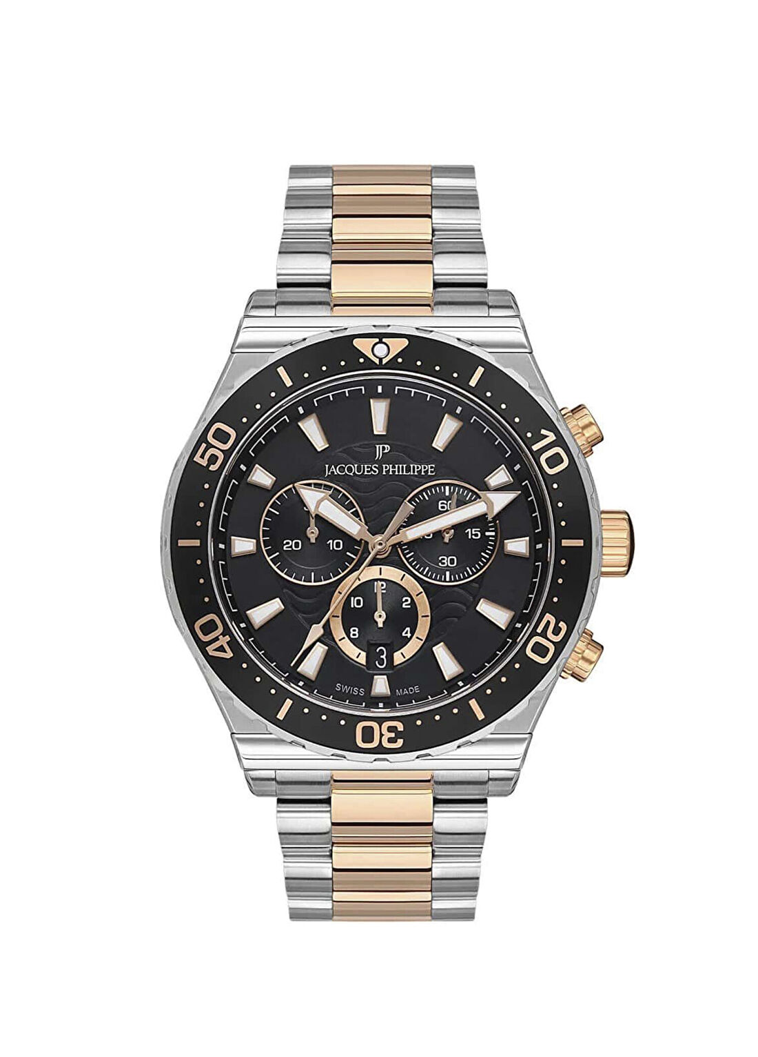 Jacques Philippe JPQGC201318N Rose Gold Metalik Gri Çelik Erkek Kol Saati