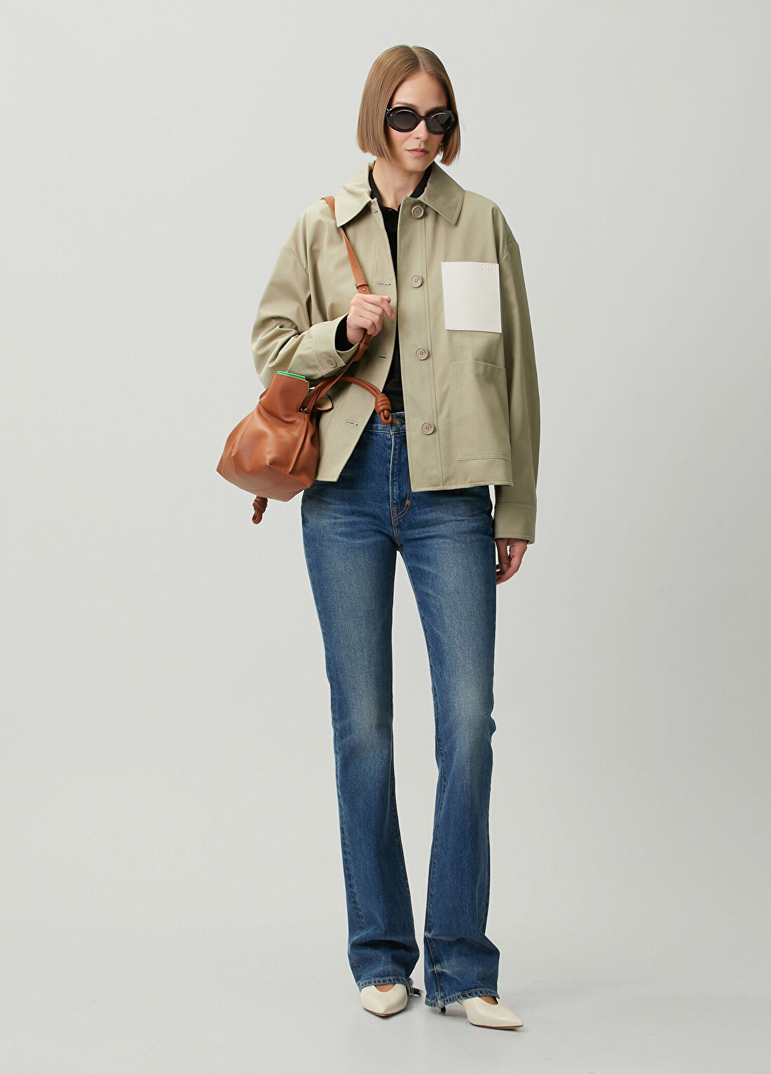 Loewe Workwear Açık Yeşil Ceket görsel 2