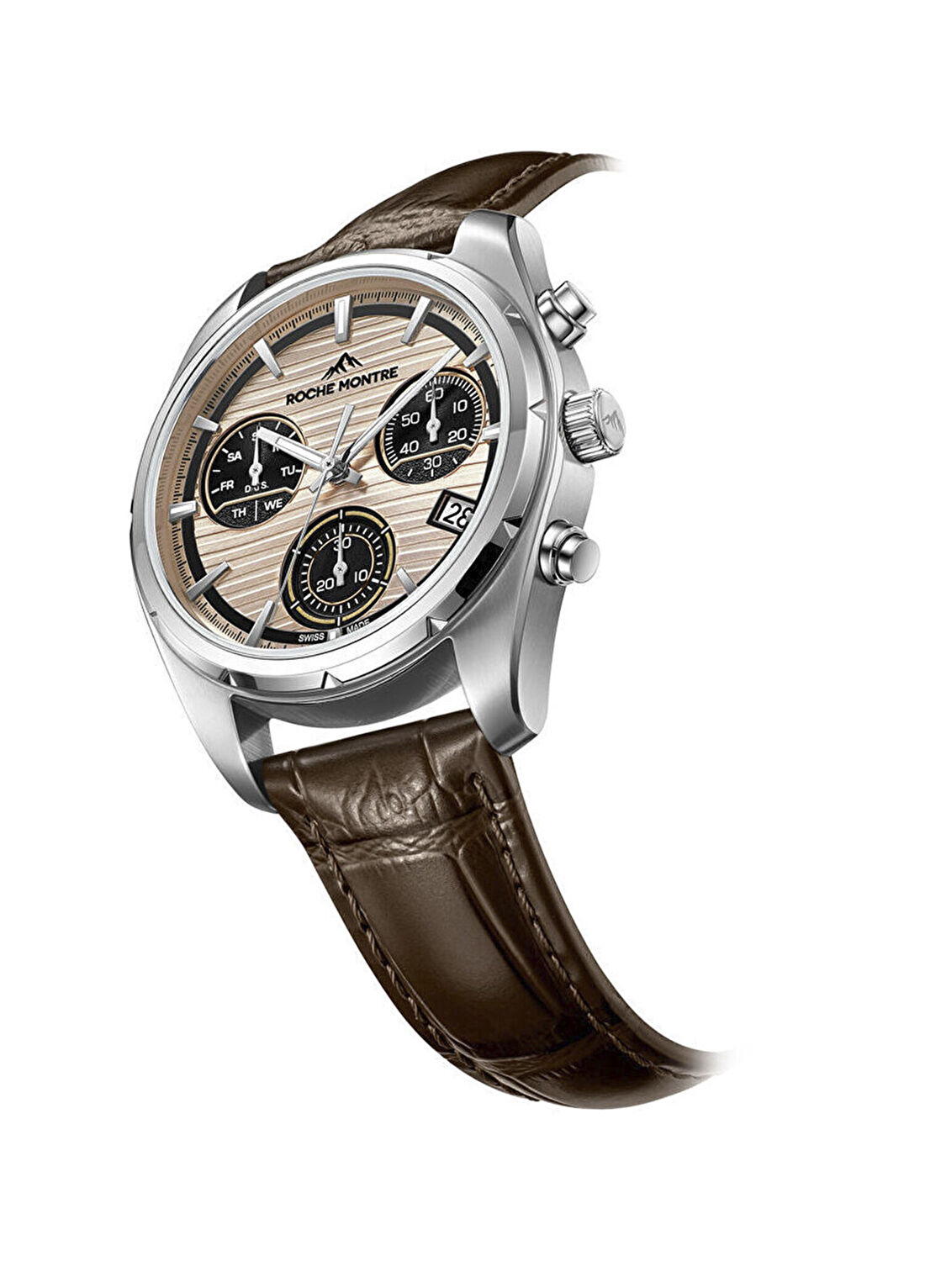 Roche Montre RMG4002-06 Kahverengi Deri Erkek Kol Saati görsel 3