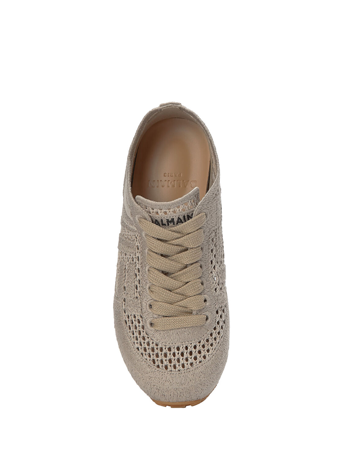 Balmain Racer 45 Bej Kadın Sneaker görsel 4