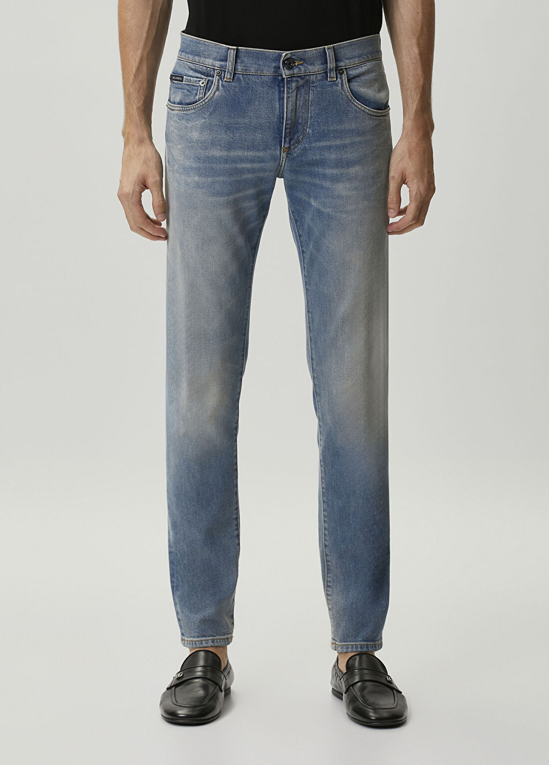Dolce&Gabbana Skinny Fit Mavi Jean Pantolon görsel 2